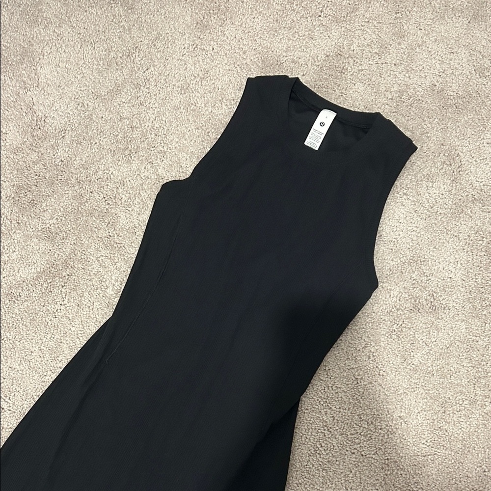 NWOT Lululemon Black Midi Dress